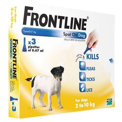 Frontline Spot On For Small Dogs 2 10kg Pets And Smallholding From
