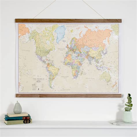 Classic Map Of The World By Maps International