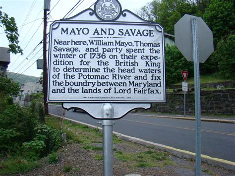 Mineral County West Virginia Piedmont Historic Marker Mayo And Savage