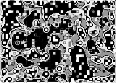 Black Grey And White Pixel Art By Ackelly4 Redbubble