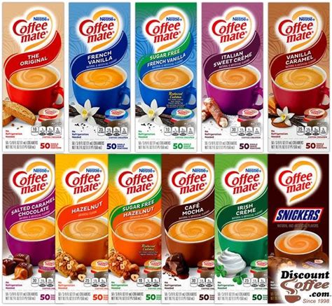 Nestle Coffee Mate Assorted Liquid Creamer Flavors DiscountCoffee Com