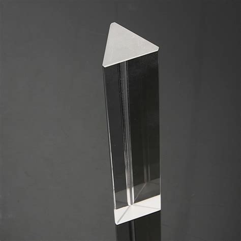 15cm Optical Glass Crystal Triple Triangular Prism Photography Physics