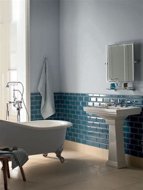 Enhance the look of your space and make it. 40 blue glass bathroom tile ideas and pictures 2020