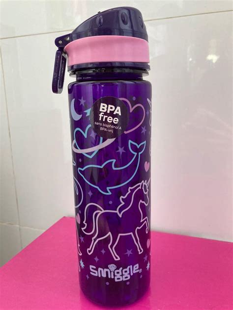 Smiggle Water Bottle Unicorn Furniture And Home Living Kitchenware And Tableware Water Bottles