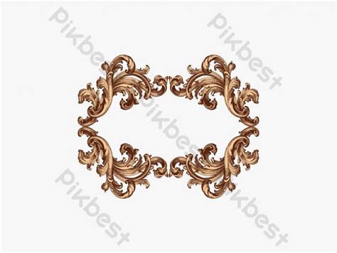 Wooden Ornament Vector Graphic Element Png Images Ai Free Download