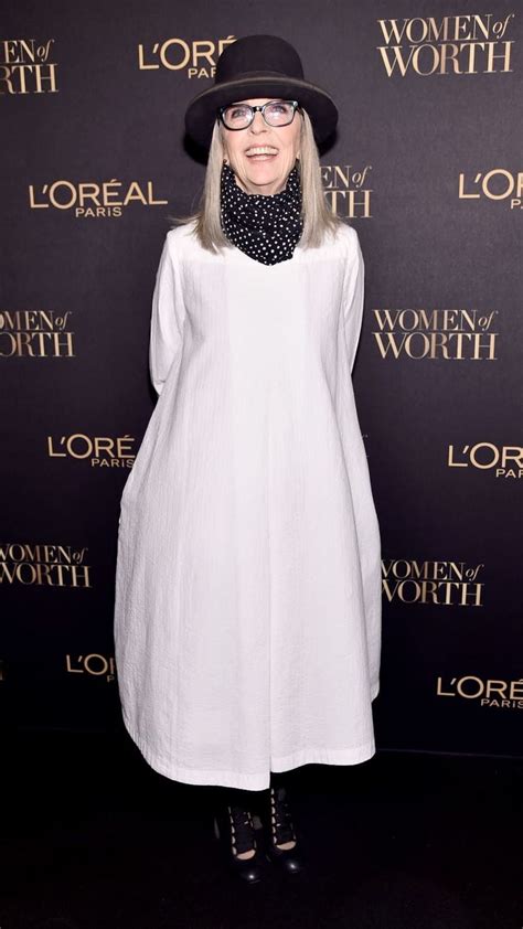 How much is diane keaton worth in 2021? Diane Keaton attends the L'Oreal Paris Women of Worth ...