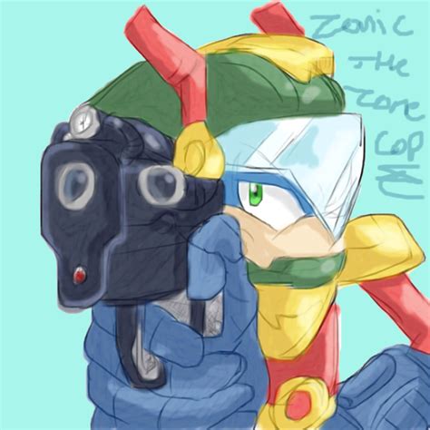 Zonic The Zone Cop By Lwol1997 On Deviantart