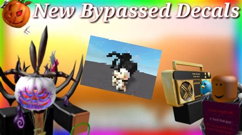 Roblox New Bypassed Decals Working 2019 Youtube