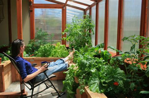 The perfect place for relaxing, growing and well, just breathing. Attached greenhouse & studio - Rustic - Landscape - Denver ...