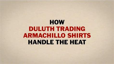 Duluth Trading Company Armachillo Shirts Tv Commercial Crank The Cold