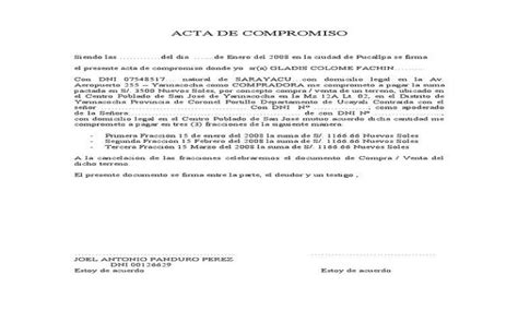 Carta De Compromiso De Pago 2022 Modelo Carta Com Kulturaupice