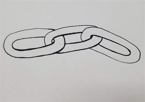 How To Draw A Chain Easy And Fun Art By Ro