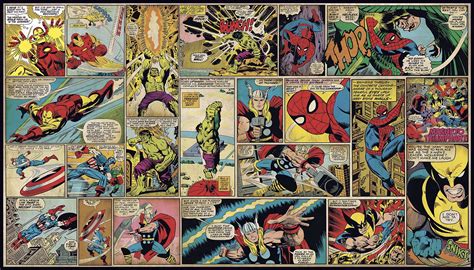 Free Download Marvel Comic Strip Wallpaper For Walls Jl1290mmarvel