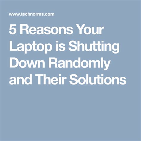 reasons why your laptop shutting down randomly and their hot sex picture