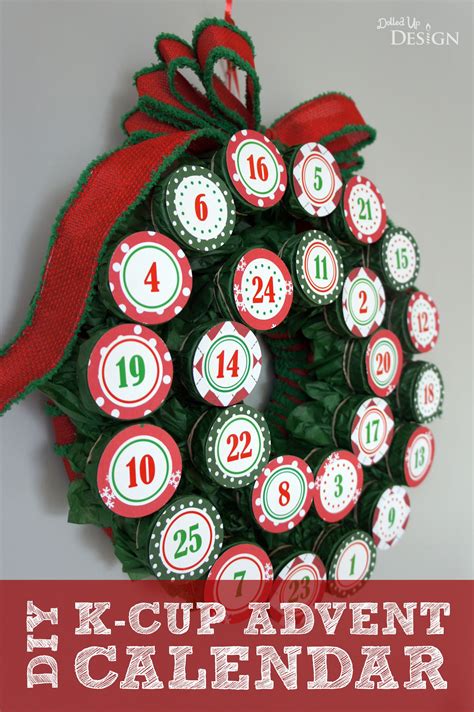 Diy K Cup Advent Wreath Christmas Advent Calendar Diy Advent