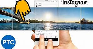 Photoshop: How To Split Images For Instagram's Multi-Post Seamless Panoramas [Free PSD]