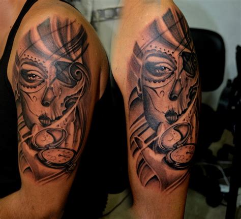 Day Of Dead Tattoo By Mete Tungaz Marmaris Tattoo By Metetngz On