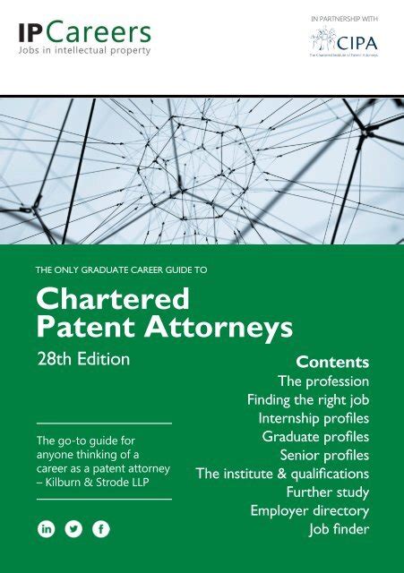 The Only Graduate Career Guide To Chartered Patent Attorneys Th Edition