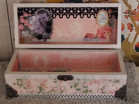 Shabby Chic Altered Box Altered Boxes Storage Chest Shabby Chic
