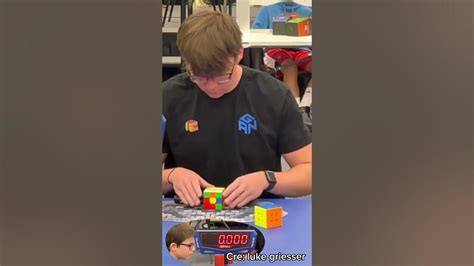 Luke Griessers Official 460 3x3 Single Cubing 2403 Youtube