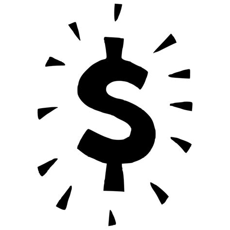 Public Domain Clip Art Image Illustration Of A Dollar Sign Id
