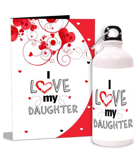I Love My Daughter Greetingcard And Sipper Hamper Buy Online At Best Price In India Snapdeal