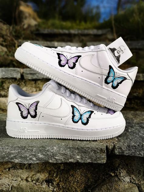 Custom Sneakers Nike Air Force 1 Butterflies The Custom Movement