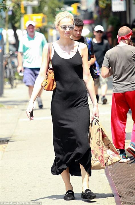 Transgender Model Andreja Pejic In Black Maxi Dress In Ny Daily Mail Online