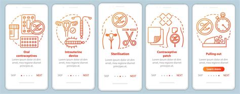 safe sex onboarding mobile app page screen vector template 3685456 vector art at vecteezy