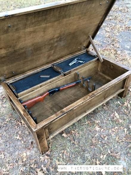 They provide affordable and secure locking gun storage for gun safety at home as well as other places that store firearms. The Rustic ACre Solid Wood Hidden Gun Storage with Lock Feature | Wood shop | Pinterest | Hidden ...