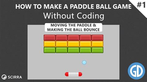 1 How To Make A Paddle Ball Game Moving And Making The Ball Bounce