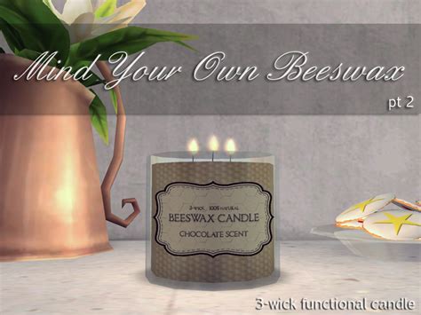 How to light a candle with your mind. Mod The Sims - Mind Your Own Beeswax ~ Pt 2 ~ 3 Wick Candle