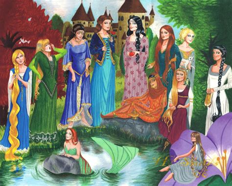 With many based on the grimm brothers version, you'll be surprised by their dark origins. Image - Fairy Tale Princesses.jpg | Disney Wiki | Fandom ...