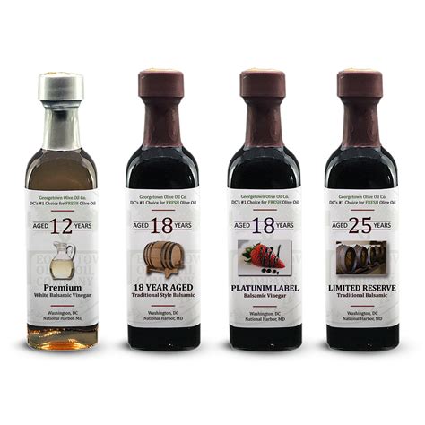 Aged Balsamic Collection Georgetown Olive Oil Co