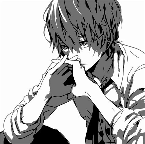 #sad anime boy #anime #black and white #sadness #cry #darkness #anime boy #lonley #lonliness #scared #animescared #terrified. Alone Anime Guy Wallpapers - Top Free Alone Anime Guy ...