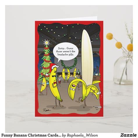 funny banana christmas cards holiday greeting zazzle unique christmas cards funny