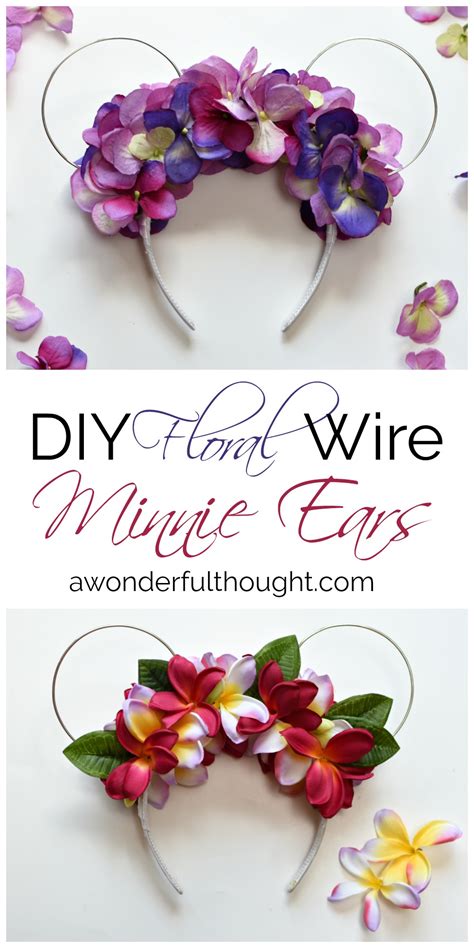 This kit includes medium grit sandpaper (2), fine grit sandpaper (2), detail fingertips (5), coarse polishing pads (2) and foam pads (2). DIY Floral Wire Minnie Ears - A Wonderful Thought