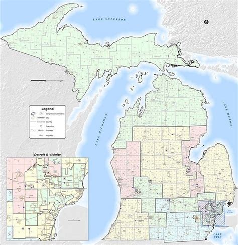 Michigan Redistricting 2022 Congressional Maps By District Pelajaran