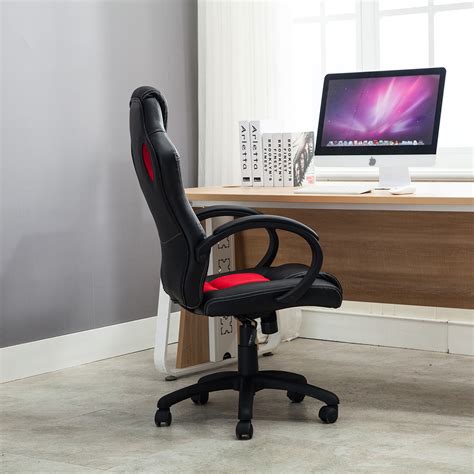 Unlike regular office chairs, this chair features bucket seats for extra comfort on those long working days. Office Chair Ergonomic Computer Mesh PU Leather Desk Seat ...