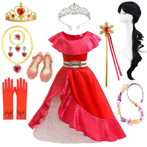 Elena Of Avalor Girls Princess Elena Dress Up Halloween Children Fairy