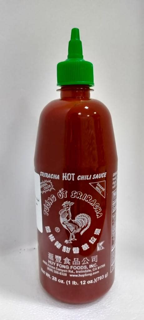 Sriracha Chili Sauce 793ml Taste Masters Llc