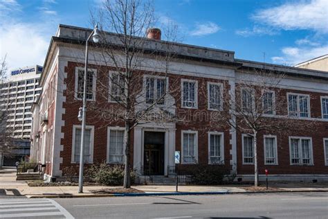 The City Hall In A Blue Sky Day In Montgomery Alabama Usa Stock Photo