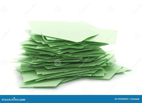 Pile Of Paper Scrap Stock Photo Image Of Paperwork Label 29300360