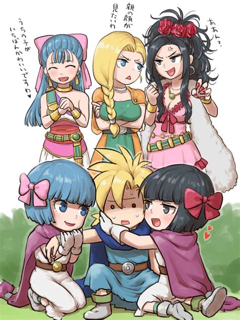 Bianca Hero S Daughter Flora Deborah Tabitha And More Dragon Quest And More Drawn By