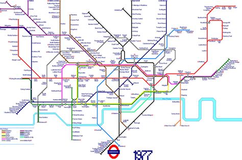 London Underground Map In 1977 By Andrewtiffin On Deviantart