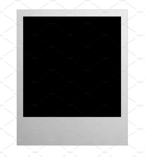 Polaroid frame on transparent background. Polaroid ~ Card Templates ~ Creative Market