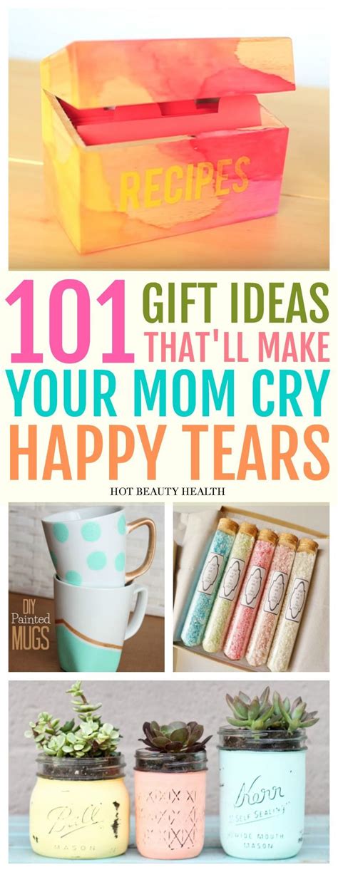 When you take time to find the perfect homemade gift that matches your mom's personality, she's guaranteed to love it. Mother's Day Gift Guide | Homemade gifts for mom, Birthday ...