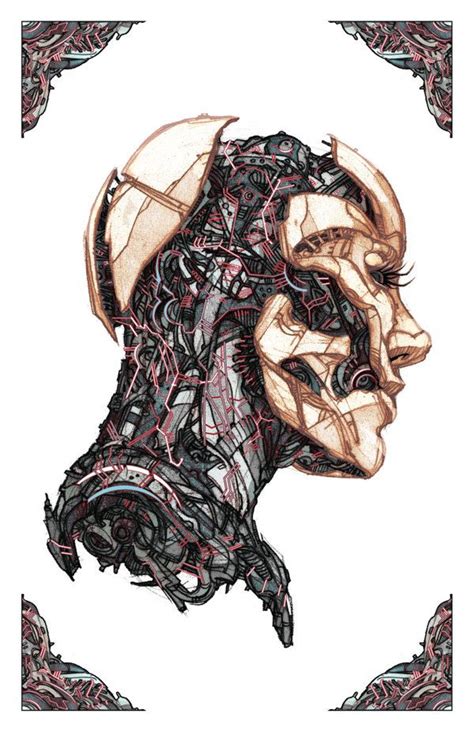 Future Flesh By Billy Nunez Via Behance Robot Concept Art Cyberpunk Art
