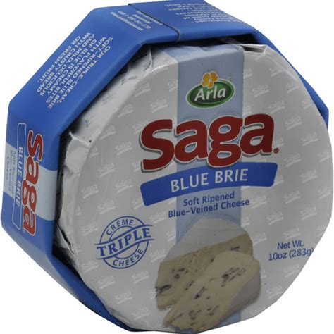 Saga Cheese Soft Ripened Blue Veined Blue Brie Shop Fishers Foods