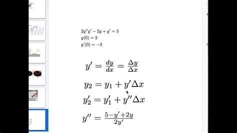 Solving Differential Equations Numerically - YouTube